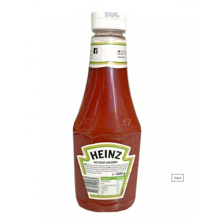 Кетчуп Heinz нежный 1000 г