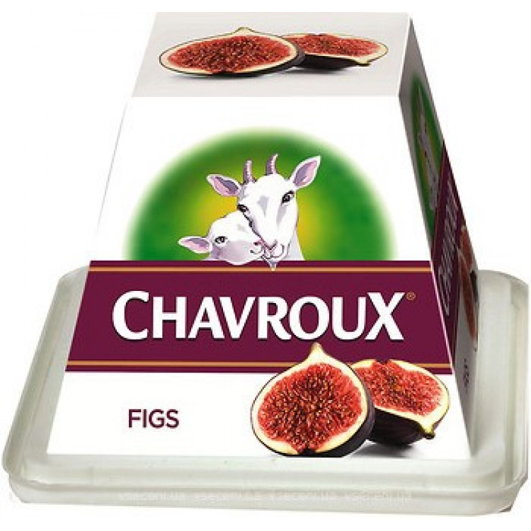 Сыр козий Chavroux Chives Il De France с инжиром 150 г