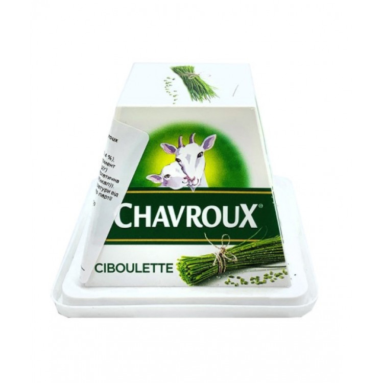 Сыр козий Chavroux Chives Il De France c луком 150 г