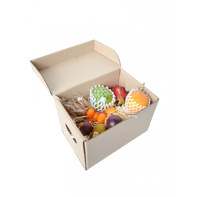 Коробка с экзотическими фруктами Дегустационная